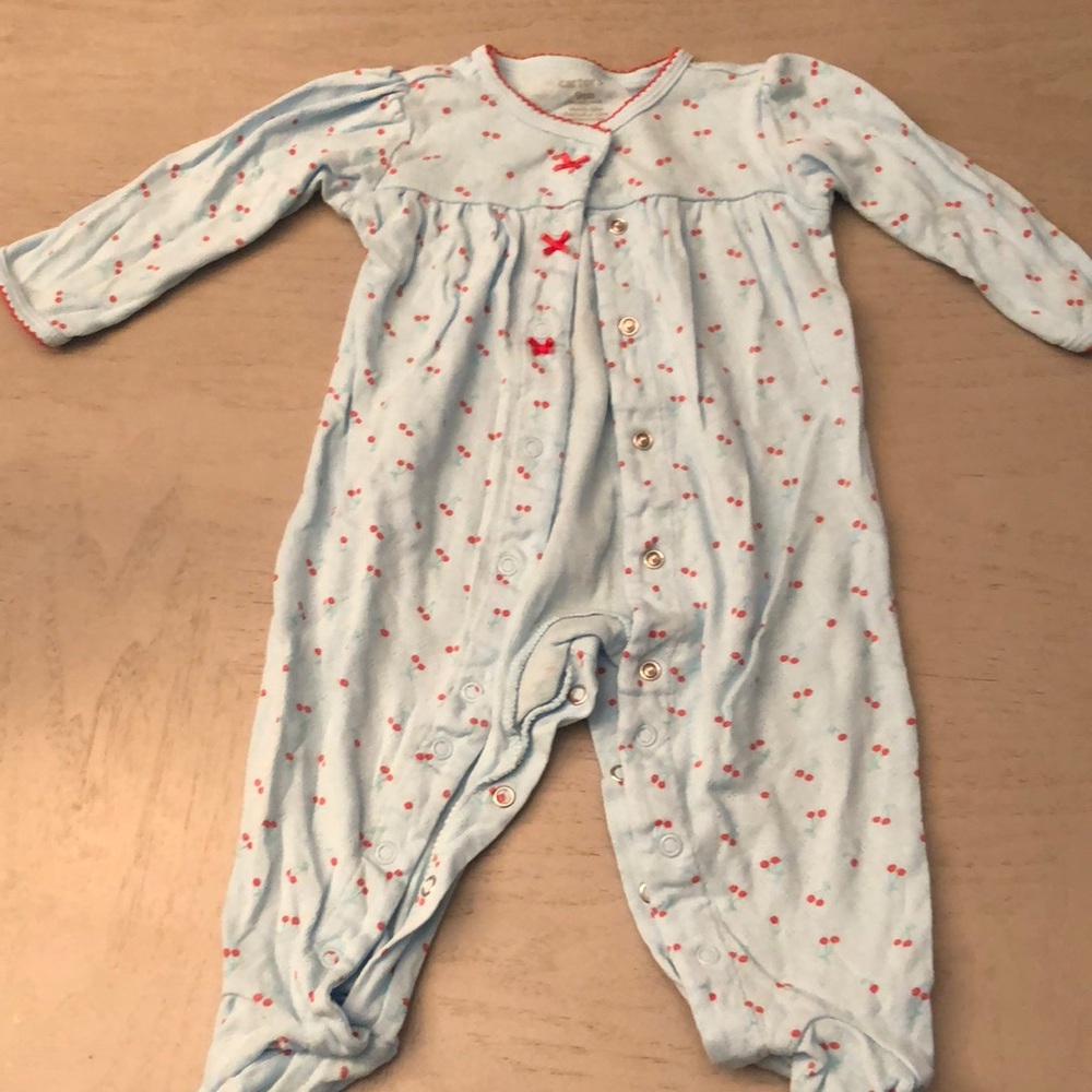 9 mos Girl’s Footie Pajamas